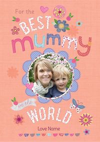 Tap to view Best Mummy in the World Photo Postcard