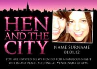 Tap to view Hen And The City Hen Party Invite Posctard