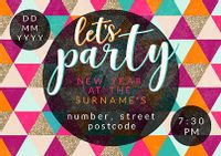 Tap to view New Year Party Invite Postcard