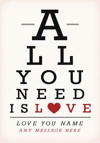 Tap to view All You Need is Love Small Poster