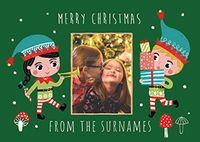 Tap to view Elves Photo Christmas Card