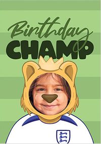 Tap to view Birthday Champ Football Card