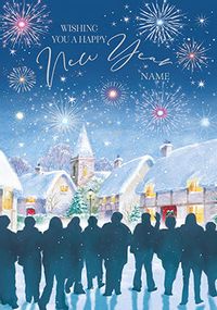 Tap to view Group Personalised New Year Card