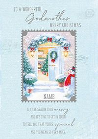 Tap to view Godmother Scenic Christmas Card