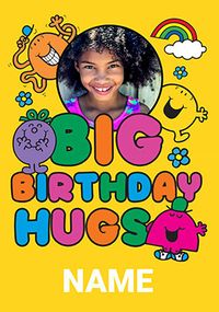 Tap to view Mr Men & Little Miss - Big Hugs Birthday Photo Card