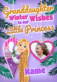 Tap to view Rapunzel Granddaughter Christmas Photo Card