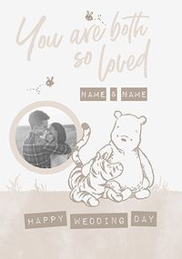 Tap to view Winnie the Pooh - Wedding Day Photo Card