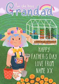 Tap to view Dolly Daydream Best Grandad Personalised Fathers Day Card