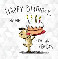 Tap to view Iced Day Kids Birthday Card