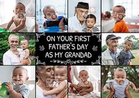 Tap to view Granddad 1st Father's Day Photo Card