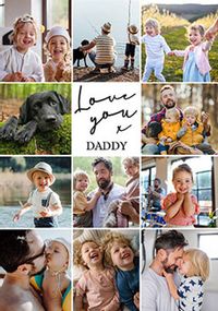Tap to view Love You Multi Photo Fathers Day Card