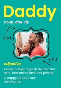 Tap to view Daddy Framed Photo Father's Day Card