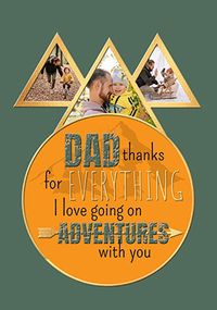 Tap to view Adventures With You Father's Day Card