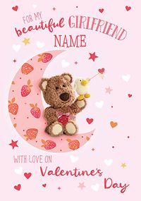 Tap to view Barley Bear Personalised Girlfriend Valentine Card