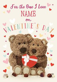 Tap to view Barley Bear Personalised For You Valentine Card
