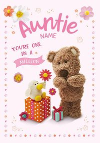 Tap to view Barley Bear - Auntie Birthday Personalised Card