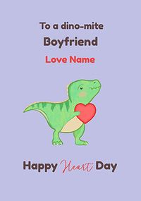 Tap to view Dino-mite Boyfriend Valentine's Day Card