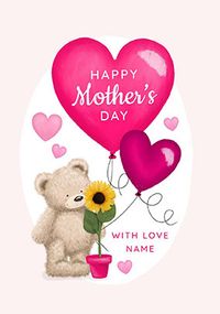 Tap to view Personalised Heart Balloon Mothers Day Card