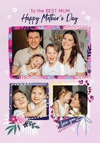 Tap to view Best Mum Photo Mothers Day Card