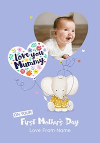 Tap to view Love You Mummy 1st Photo Mothers Day Card
