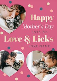Tap to view Mother's Day Love and Licks Photo Card