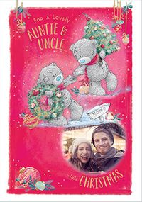 Tap to view Auntie & Uncle Cute Christmas Personalised Card
