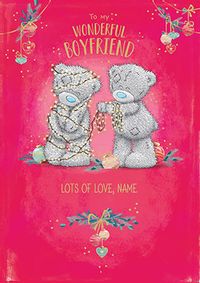 Tap to view Me To You - Boyfriend Christmas Personalised Card
