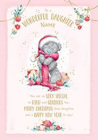 Tap to view Me To You - Daughter Christmas Personalised Card