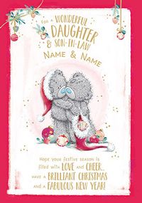 Tap to view Daughter & Son in Law Cute Christmas Personalised Card