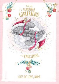 Tap to view Me To You - Girlfriend Christmas Personalised Card