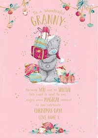 Tap to view Me To You - Granny Christmas Personalised Card