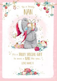 Tap to view Me To You - Nan Christmas Personalised Card