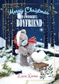 Tap to view Me To You - Christmas Boyfriend Personalised Card
