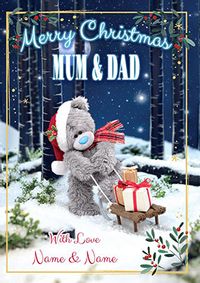 Tap to view Me To You - Christmas Mum & Dad Personalised Card