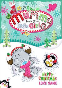 Tap to view My Dinky Bear - Mummy Christmas Personalised Card