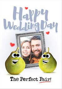 Tap to view The Perfect Pair Photo Wedding Card