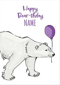 Tap to view Happy Bear-thday Birthday Card