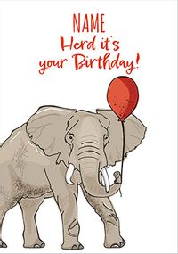 Tap to view Herd  it's Your Birthday Card