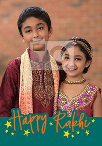 Tap to view Happy Rakhi Photo Card