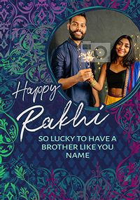 Tap to view So Lucky Rakhi Card