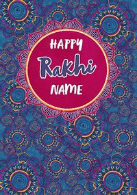 Tap to view Personalised Rakhi  Card