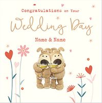 Tap to view Boofle - Congratulations On Your Wedding Day Square Card