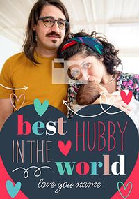 Tap to view Best Hubby Personalised Valentine Card