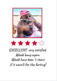 Tap to view 5 Star Review Boyfriend Valentine's Day Card