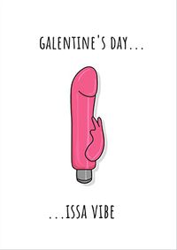 Tap to view Galentine's Day Issa Vibe Personalised Card