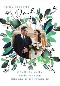 Tap to view Wonderful Dad Photo Wedding Card