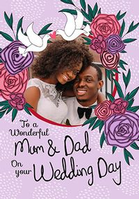 Tap to view Mum & Dad Photo Wedding Card