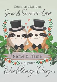 Tap to view Son & Son In Law Wedding Card