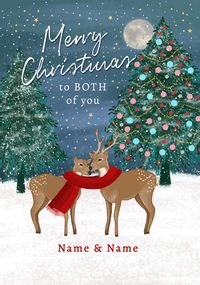 Tap to view Both of You Deer Personalised Christmas Card