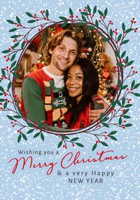 Tap to view Wishing you  a Merry Christmas photo Card
